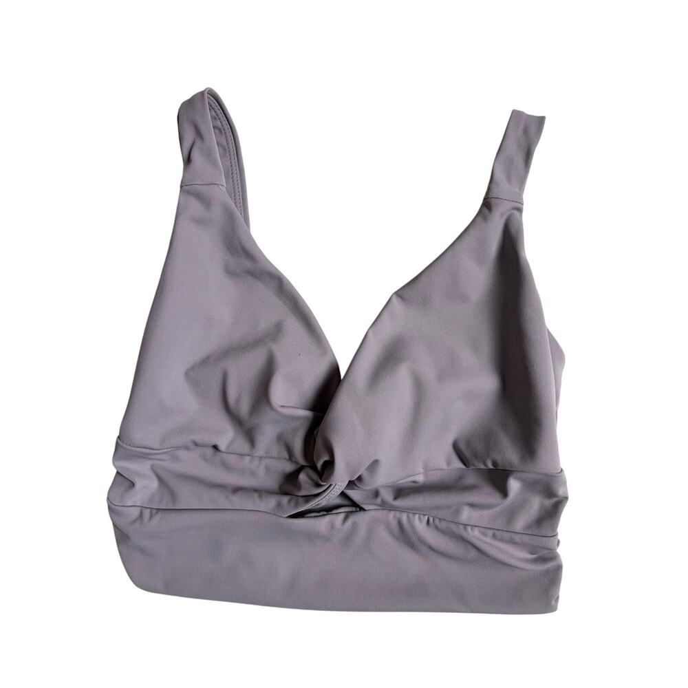 Halara SoftlyZero Airy Low Support Cut Out Sports Bra A-D Cups (Gull) - XS
